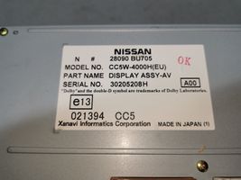 Nissan Almera Tino Monitori/näyttö/pieni näyttö 28090BU705