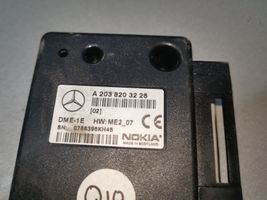 Mercedes-Benz C W203 Centralina/modulo telefono A2038203226