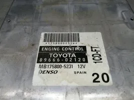 Toyota Corolla E120 E130 Centralina/modulo del motore 8966602120