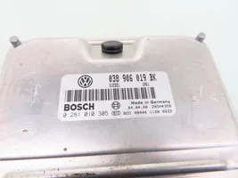 Volkswagen PASSAT B5 Sterownik / Moduł ECU 0281010305