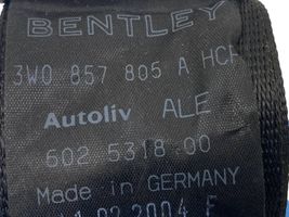 Bentley Continental Takaistuimen turvavyö 3W0857805A