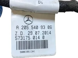 Mercedes-Benz C W205 Faisceau de câblage de porte arrière A2055409306