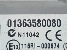 Citroen Nemo Katvealueen valvonnan ohjainlaite (BSM) 01363580080