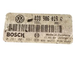 Volkswagen PASSAT B5 Moottorin ohjainlaite/moduuli 038906019A