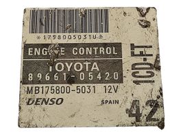 Toyota Corolla E140 E150 Sterownik / Moduł ECU 8966105420