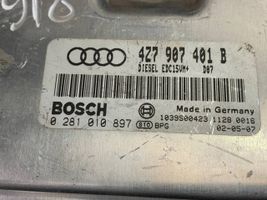 Audi A6 Allroad C5 Sterownik / Moduł ECU 4Z7907401B