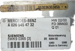 Mercedes-Benz C W203 Centralina/modulo del motore 