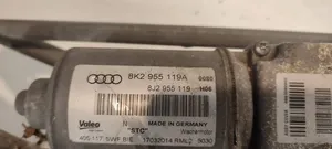 Audi A4 S4 B8 8K Tringlerie et moteur d'essuie-glace avant 8K2955119A