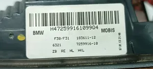 BMW 3 F30 F35 F31 Задний фонарь в кузове 63217259916