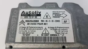 Citroen C4 II Module de contrôle airbag 603726100