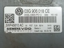 Volkswagen PASSAT B6 Komputer / Sterownik ECU silnika 5WP45610AC