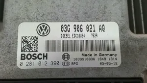 Volkswagen Caddy Unité de commande, module ECU de moteur 0281012390