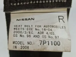 Nissan Pathfinder R51 Pas bezpieczeństwa fotela tylnego środkowego 88854EB302