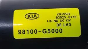 KIA Niro Tringlerie et moteur d'essuie-glace avant 98100-G5000