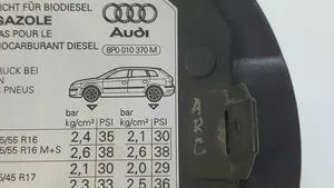 Audi A3 S3 8P Tappo del serbatoio del carburante 8P4809999