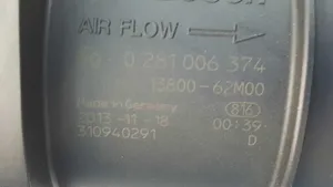 Suzuki SX4 S-Cross Przepływomierz masowy powietrza MAF F00C2G8017