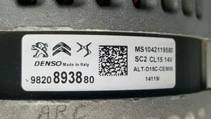 Citroen DS7 Crossback Generaattori/laturi MS1042119580