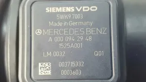 Mercedes-Benz A W169 Ilmamassan virtausanturi 0000942948