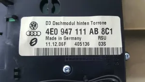 Audi A8 S8 D3 4E Kattokonsolin valaisinyksikön koristelista 4E0947111AB8C1