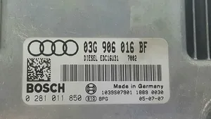 Audi A6 S6 C6 4F Galios (ECU) modulis 0281011850