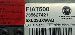 Fiat 500 Rejilla de ventilación central del panel 