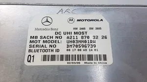 Mercedes-Benz ML W164 Unité de commande, module téléphone A2118703926