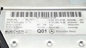 Mercedes-Benz S W221 Navigaatioyksikkö CD/DVD-soitin 2218702686