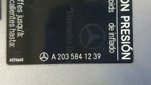 Mercedes-Benz C W203 Korek wlewu paliwa A0005843117