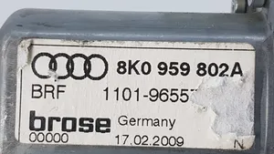 Audi A4 S4 B8 8K Etuoven sähkökäyttöinen ikkunan nostin 8T0959802B