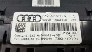 Audi A1 Compteur de vitesse tableau de bord 