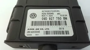 Volkswagen Touareg I Unité de commande, module PDC aide au stationnement 09D927750ED