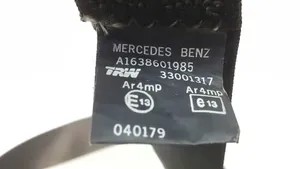 Mercedes-Benz ML W163 Takaistuimen turvavyö 33003480D