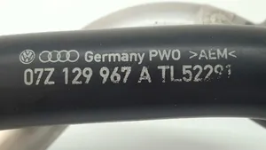 Volkswagen Touareg I Turbo air intake inlet pipe/hose 07Z103216F
