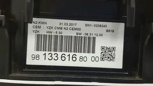 Citroen C3 Compteur de vitesse tableau de bord 9837553280