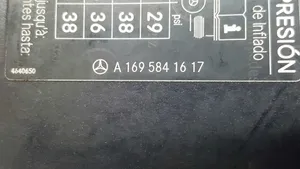 Mercedes-Benz B W245 Tappo del serbatoio del carburante A1695841617