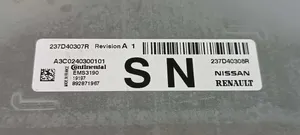 Renault Zoe Centralina/modulo motore ECU 237D40307R