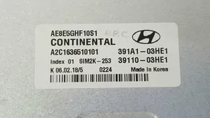 Hyundai Ioniq Motora vadības bloka ECU 391A103HE1