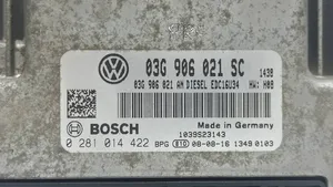 Seat Leon (1P) Komputer / Sterownik ECU silnika 03G906021