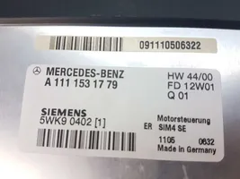 Mercedes-Benz C W203 Unité de commande, module ECU de moteur 5WK90402