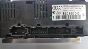 Audi A4 S4 B6 8E 8H Panel klimatyzacji 8E0820043AA