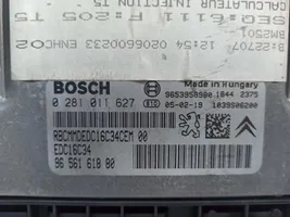 Peugeot 307 Motora vadības bloka ECU 9656161880