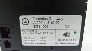 Mercedes-Benz S W220 Moduł / Sterownik komfortu A2205402445