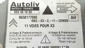 Citroen C5 Module de contrôle airbag 603481900