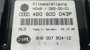 Audi A6 S6 C5 4B Oro kondicionieriaus/ klimato/ pečiuko valdymo blokas (salone) 5HB007604-12