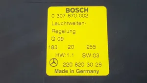 Mercedes-Benz S W220 Jäähdytyspuhaltimen rele 0307870002