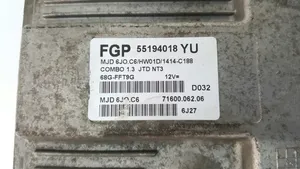 Opel Combo C Centralina/modulo motore ECU 7160006206