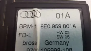 Audi A4 S4 B6 8E 8H Moteur de lève-vitre de porte arrière 8E0959801E