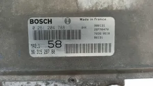 Peugeot 106 Centralina/modulo motore ECU 0261204788