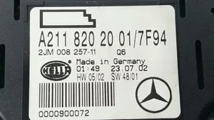 Mercedes-Benz E W211 Kattokonsolin valaisinyksikön koristelista 
