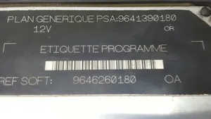 Peugeot Partner Unité de commande, module ECU de moteur 9641390180